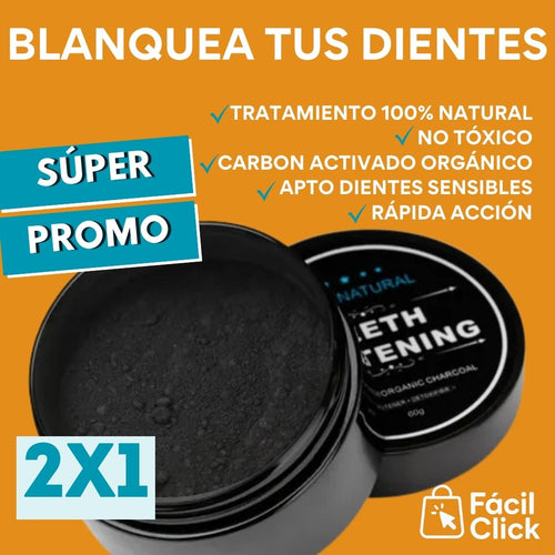 Pasta Blanqueadora de Dientes Natural: Resultados visibles desde el primer Uso OFERTA 2X1