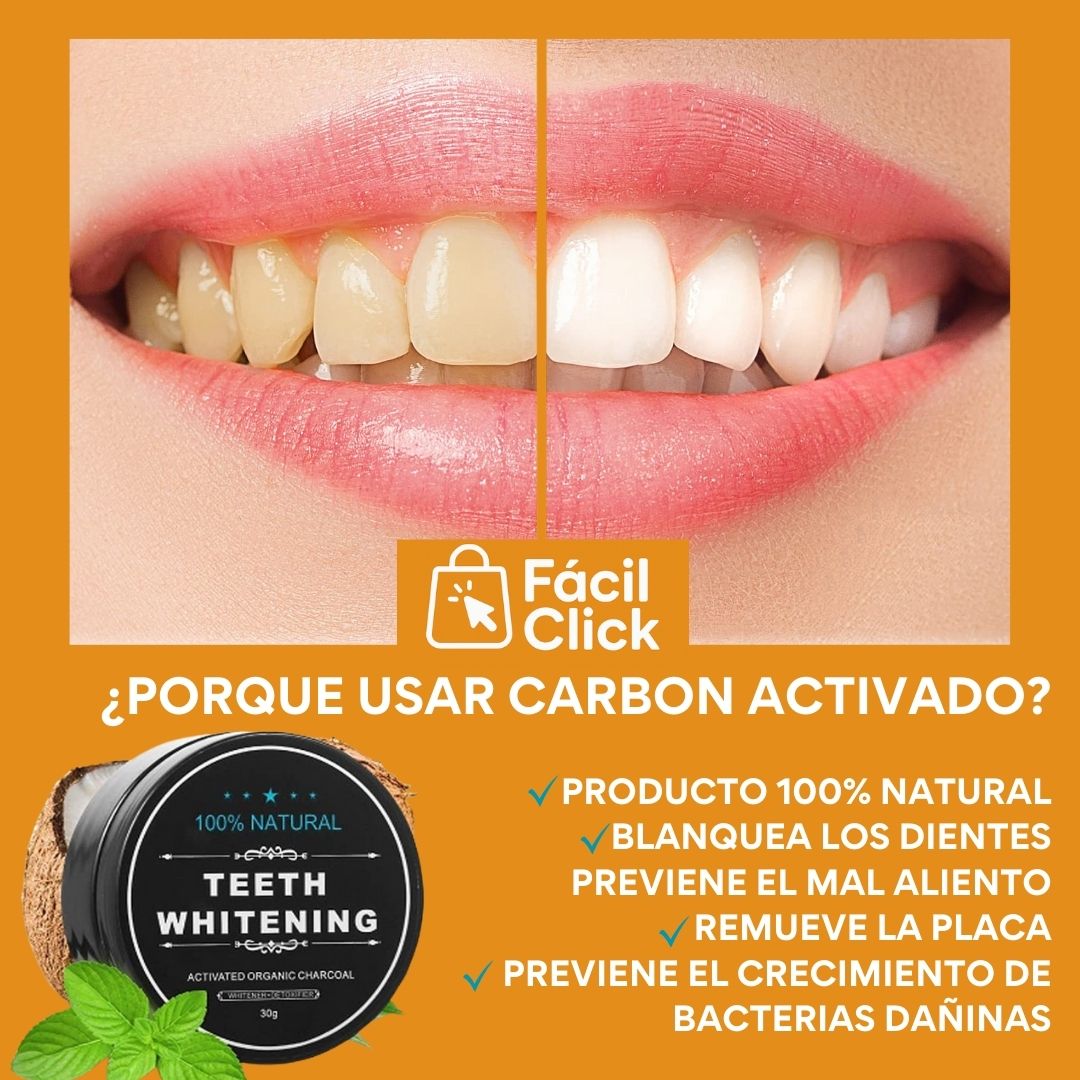 Pasta Blanqueadora de Dientes Natural: Resultados visibles desde el primer Uso OFERTA 2X1