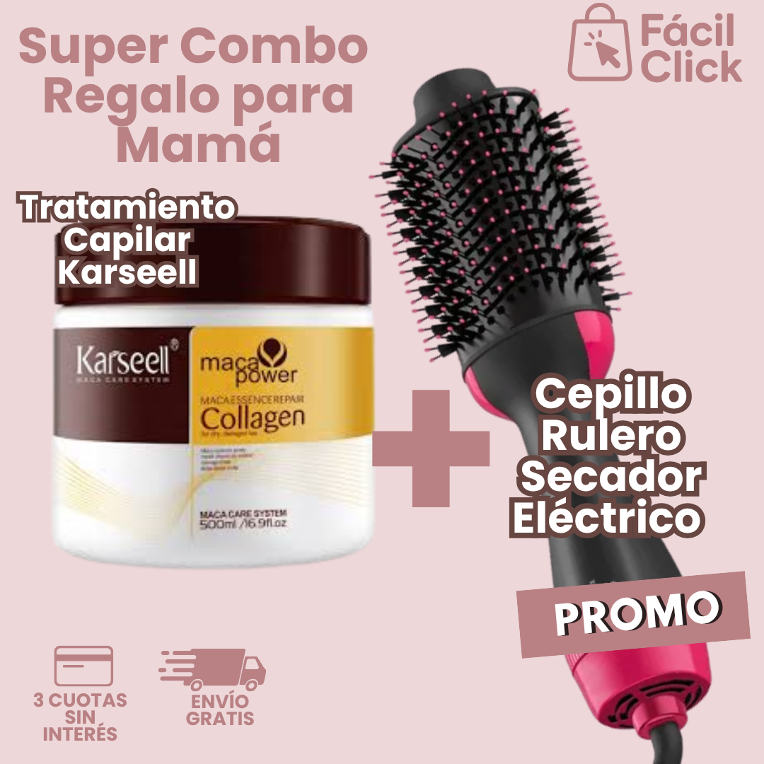 Máscara Karseell + Cepillo Electrico: Combo Perfecto para Mamá